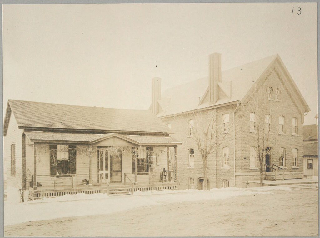 Charity, Public: United States. New York. Binghamton. Broome County Almshouse: Almshouses Of Broome County, N.y.: Men's Hospital, Men's Brick Building
