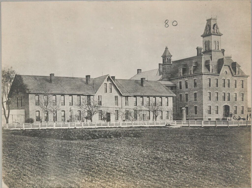 Charity, Public: United States. New York. Buffalo. Erie County Almshouse: Almshouses Of Erie County, N.y.: Hospital Department From Old Photograph