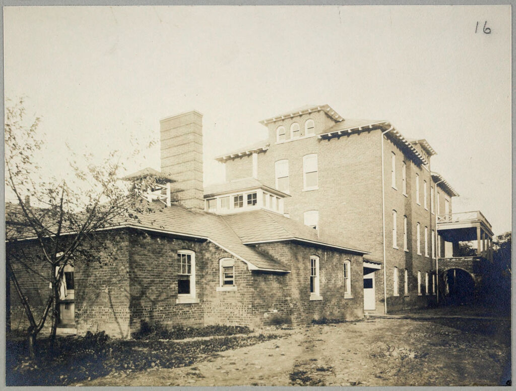 Charity, Public: United States. New York. Binghamton. Broome County Almshouse: Almshouses Of Broome County, N.y.: Rear Building For Work And Service And Women's Hospital