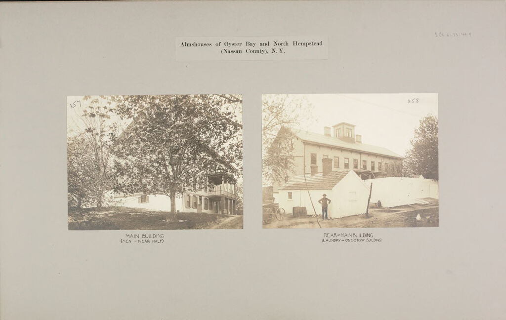 Charity, Public: United States. New York. Brookville. Oyster Bay And North Hempstead Town Almshouse: Almshouses Of Oyster Bay And North Hempstead (Nassan Couny), N.y.