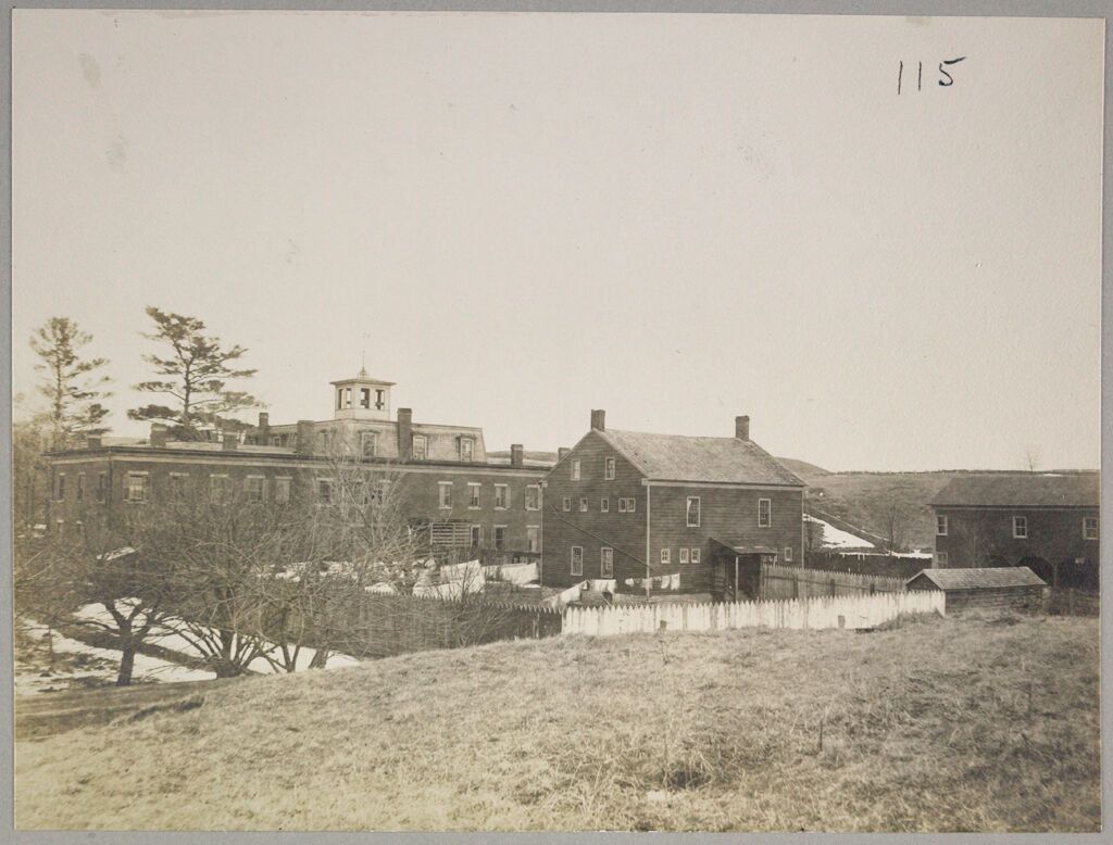 Charity, Public: United States. New York. Cairo. Greene County Almshouse: Almshouses Of Greene County, N.y.: Rear View: Annex For Old Men
