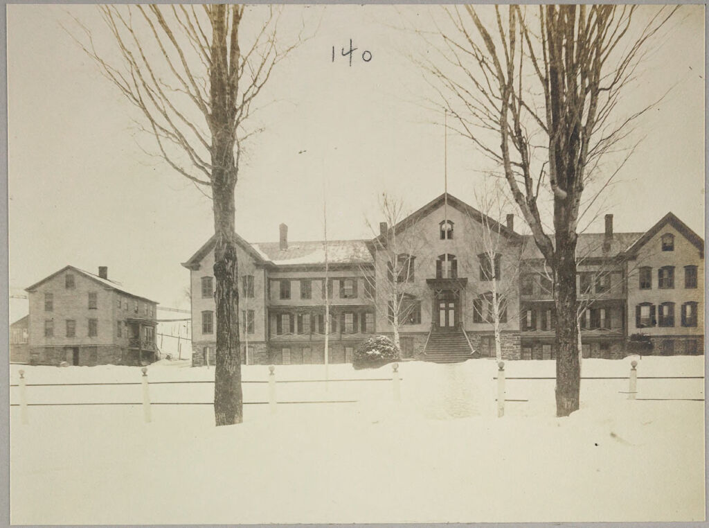 Charity, Public: United States. New York. Eaton. Madison County Almshouse: Almshouses Of Madison County, N.y.: Winter View