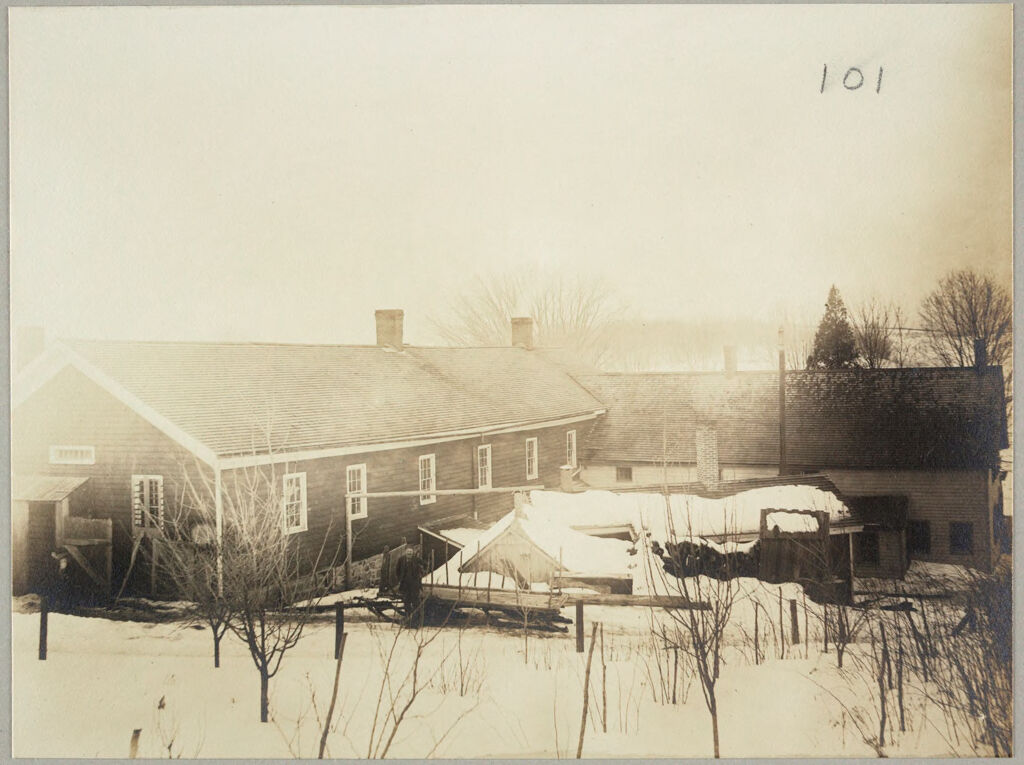 Charity, Public: United States. New York. Gloversville. Fulton County Almshouse: Almshouses Of Fulton County, N.y.: Rear Of Old Almshouse Buildings