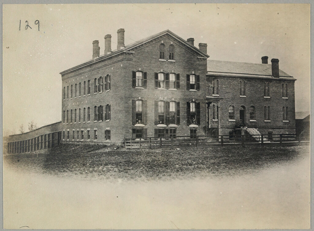 Charity, Public: United States. New York. Geneseo. Livingston County Almshouse: Almshouses Of Livingston County, N.y.: Insane Department From Old Photograph