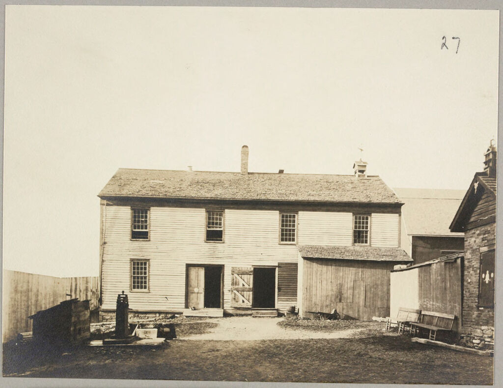 Charity, Public: United States. New York. Genoa. Cayuga County Almshouse: Almshouses Of Cayuga County, N.y.: Old Laundry Building
