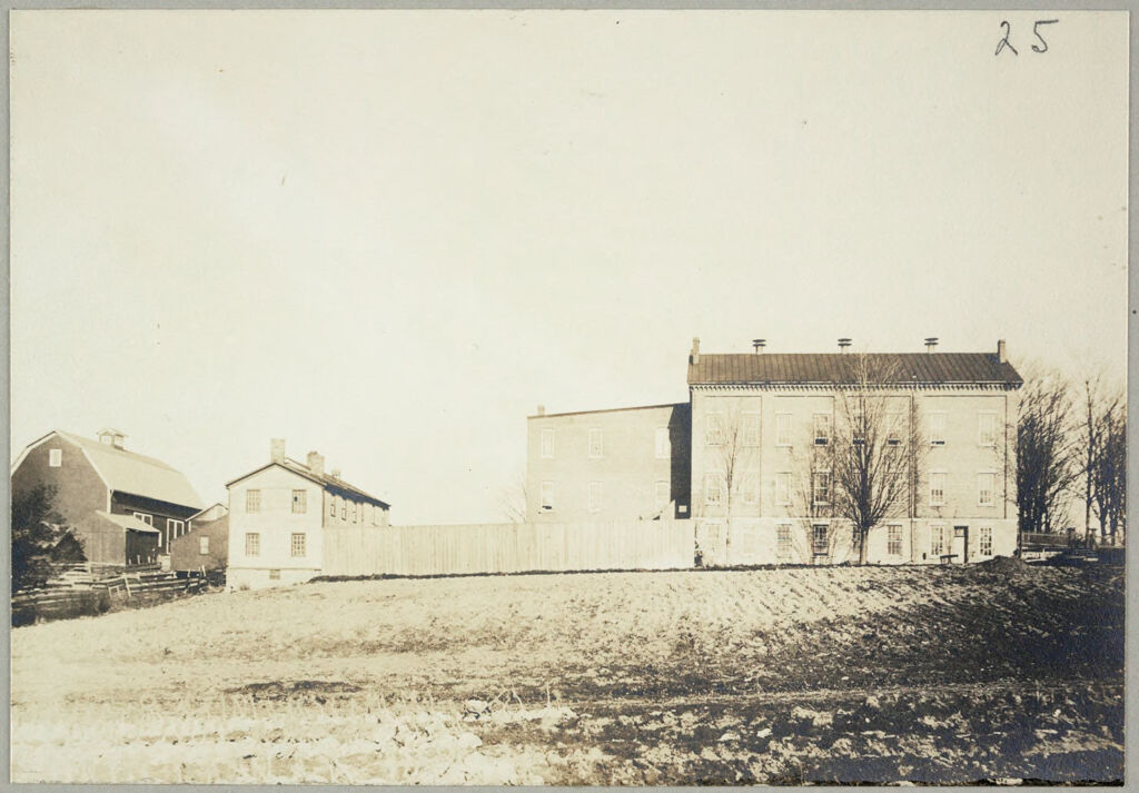 Charity, Public: United States. New York. Genoa. Cayuga County Almshouse: Almshouses Of Cayuga County, N.y.: Side View