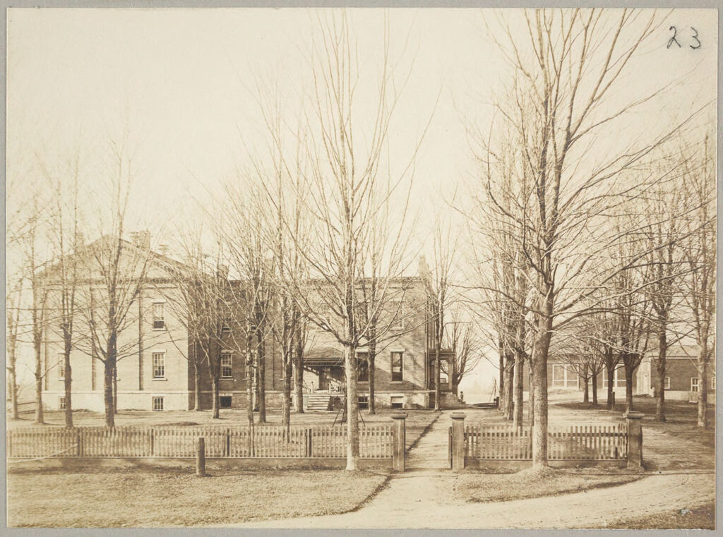 Charity, Public: United States. New York. Genoa. Cayuga County Almshouse: Almshouses Of Cayuga County, N.y.: Front View