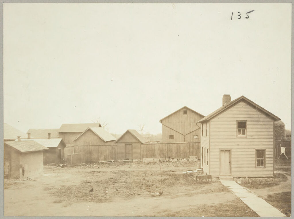 Charity, Public: United States. New York. Geneseo. Livingston County Almshouse: Almshouses Of Livingston County, N.y.: Laundry And Outbuildings