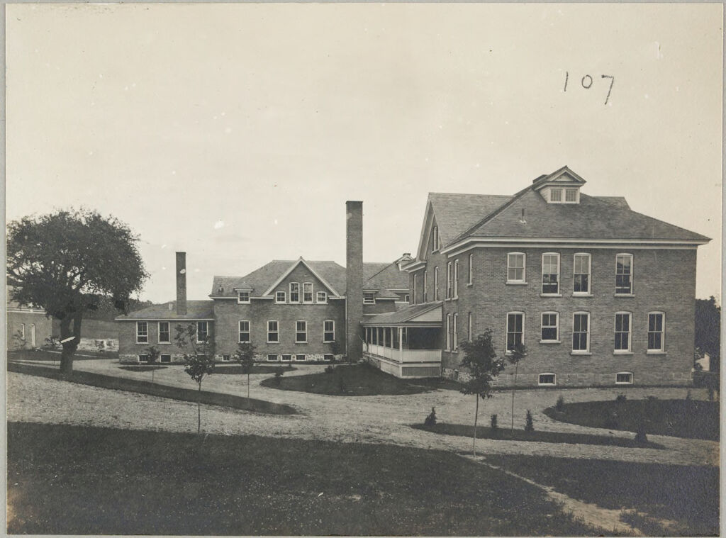Charity, Public: United States. New York. Gloversville. Fulton County Almshouse: Almshouses Of Fulton County, N.y.: Side View: Work And Service; Men