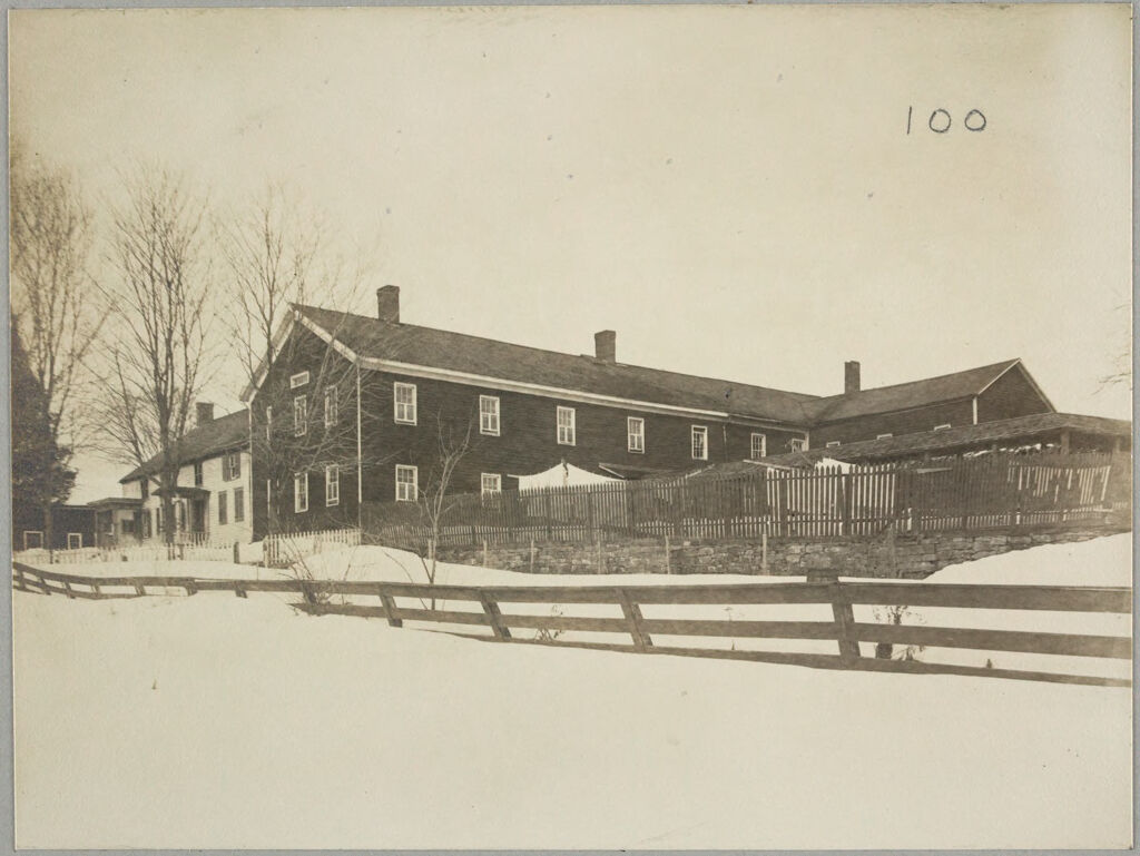 Charity, Public: United States. New York. Gloversville. Fulton County Almshouse: Almshouses Of Fulton County, N.y.: Front Of Old Almshouse Buildings