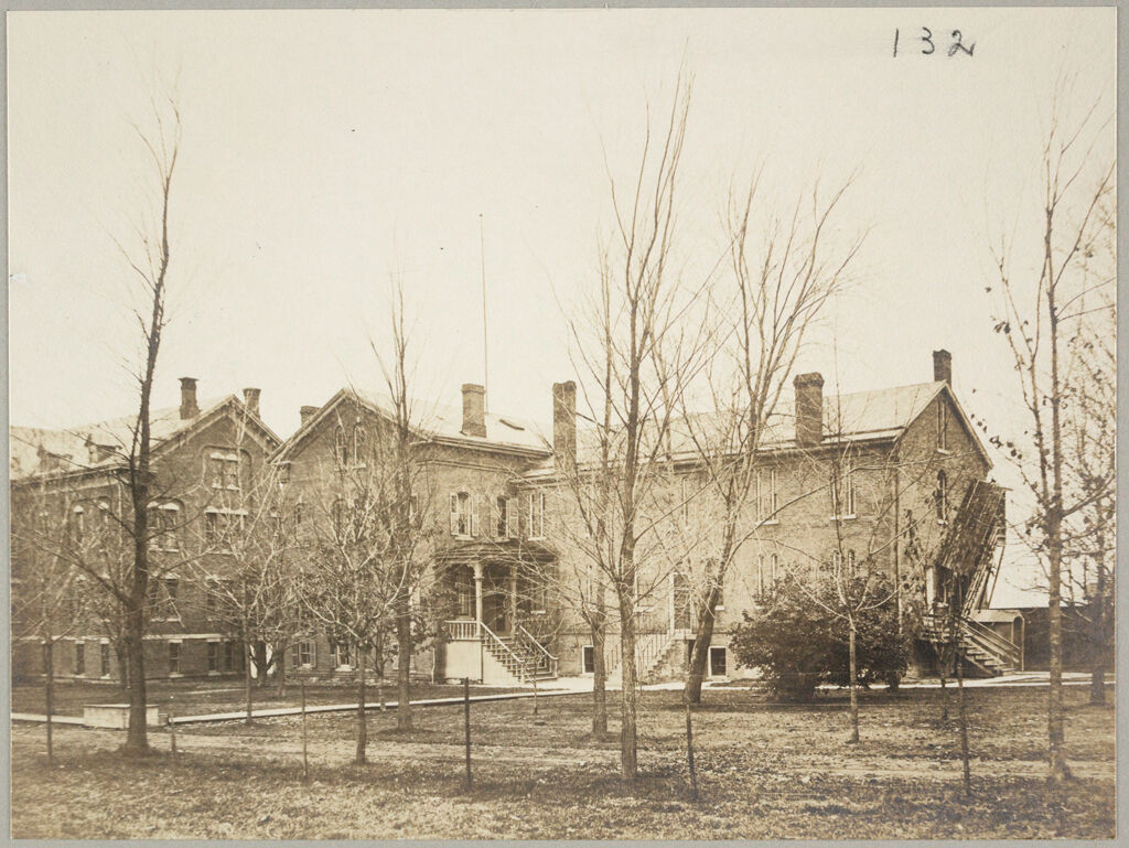 Charity, Public: United States. New York. Geneseo. Livingston County Almshouse: Almshouses Of Livingston County, N.y.: Building For Keeper And Some Male Inmates