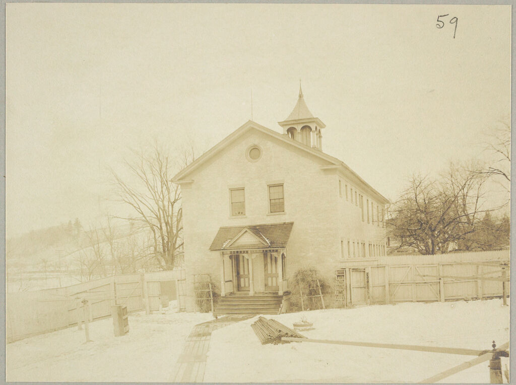Charity, Public: United States. New York. Ghent. Columbia County Almshouse: Almshouses Of Columbia County, N.y.: Hospital: Men, Main Floor; Women, Second Floor