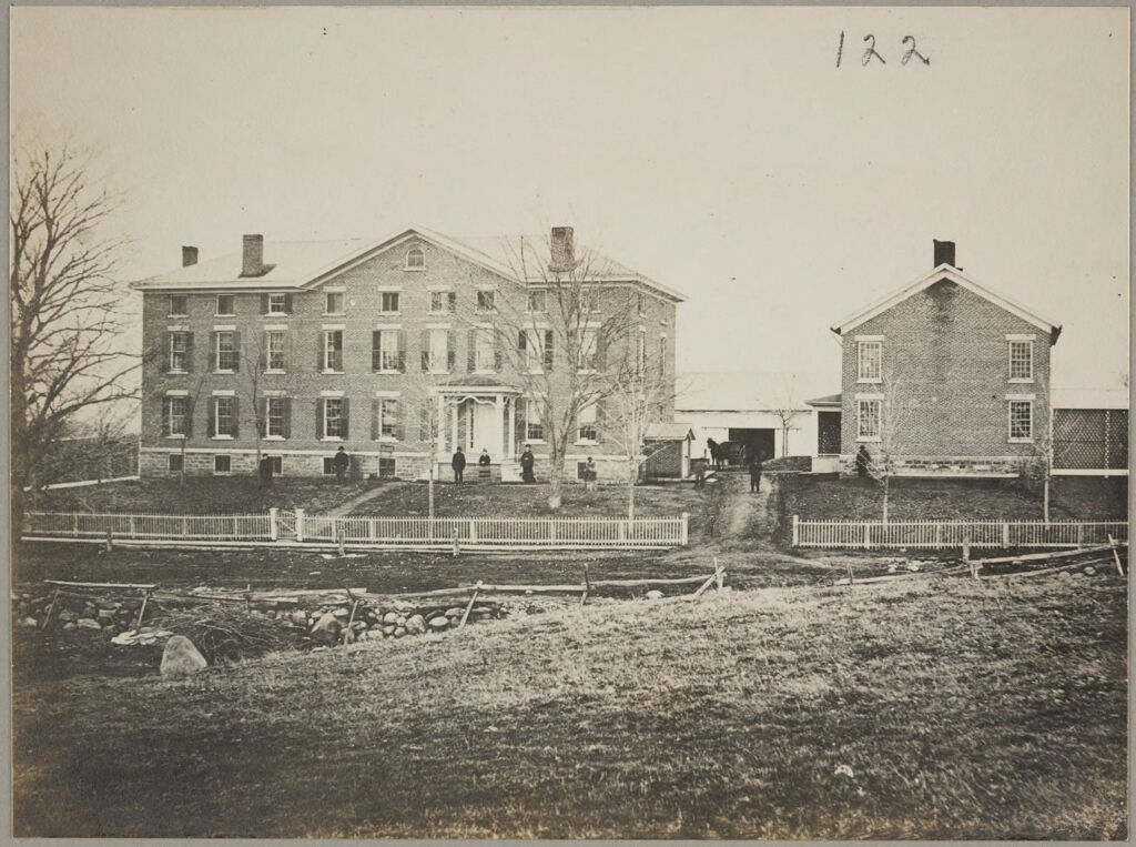Charity, Public: United States. New York. Lowville. Lewis County Almshouse: Almshouses Of Lewis County, N.y.: Almshouse From Old Photograph