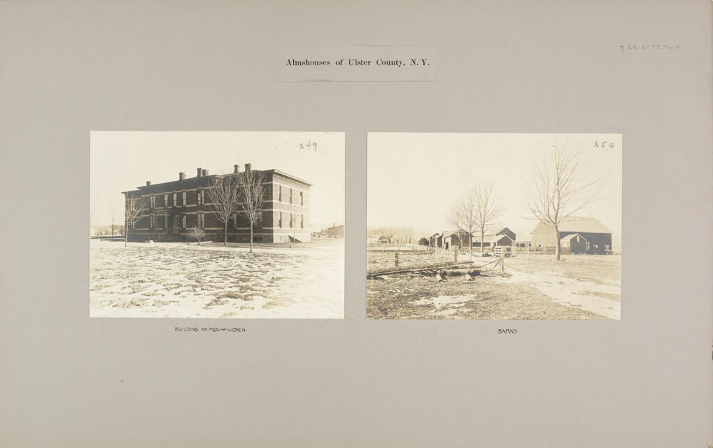 Charity, Public: United States. New York. New Paltz. Ulster County Almshouse: Almshouses Of Ulster County, N.y.
