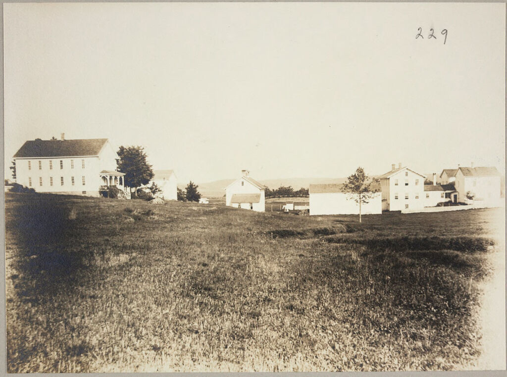 Charity, Public: United States. New York. Monticello. Sullivan County Almshouse: Almshouses Of Sullivan County, N.y.: Panorama From Side