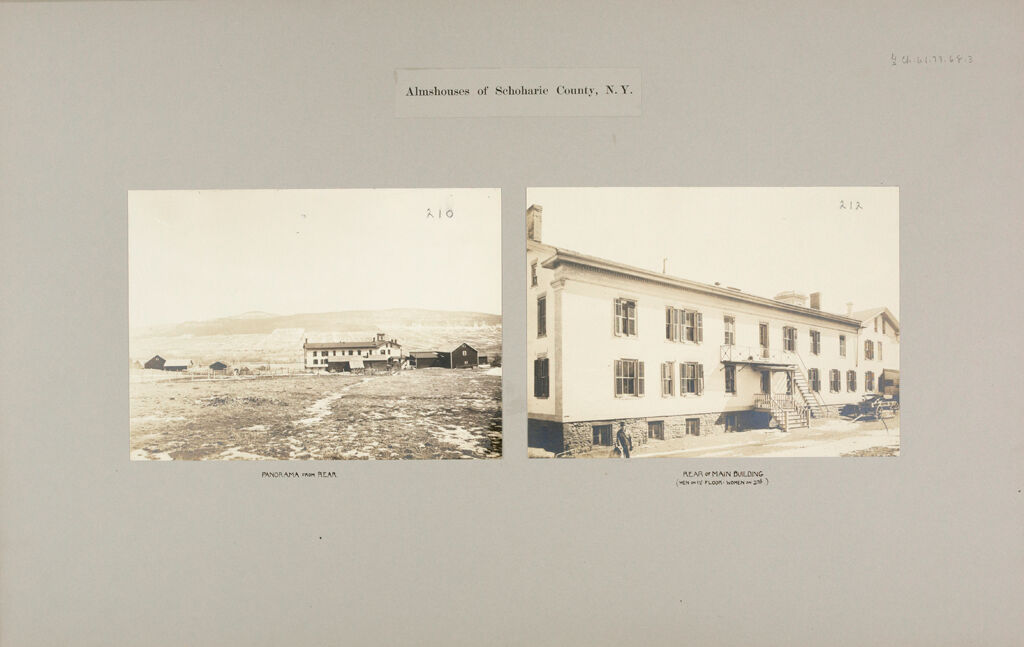 Charity, Public: United States. New York. Middleburgh. Schoharie County Almshouse: Almshouses Of Schoharie County, N.y.
