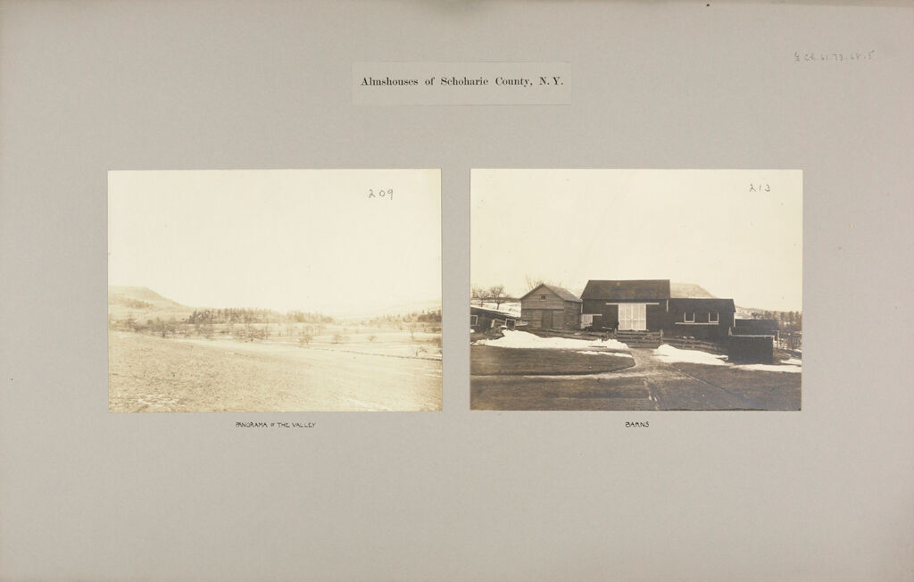Charity, Public: United States. New York. Middleburgh. Schoharie County Almshouse: Almshouses Of Schoharie County, N.y.