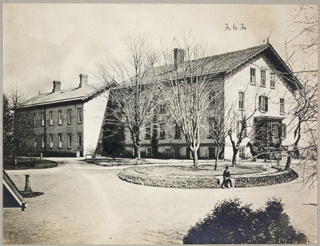 Charity, Public: United States. New York. Newburgh. City Almshouse: Almshouses Of Newburgh City, N.y.: Almshouse From Old Photograph
