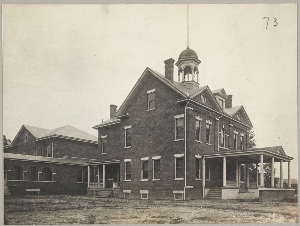 Charity, Public: United States. New York. Oak Summit. Dutchess County Almshouse: Almshouses Of Dutchess County, N.y.: Administration Building, Work And Service Building In The Rear