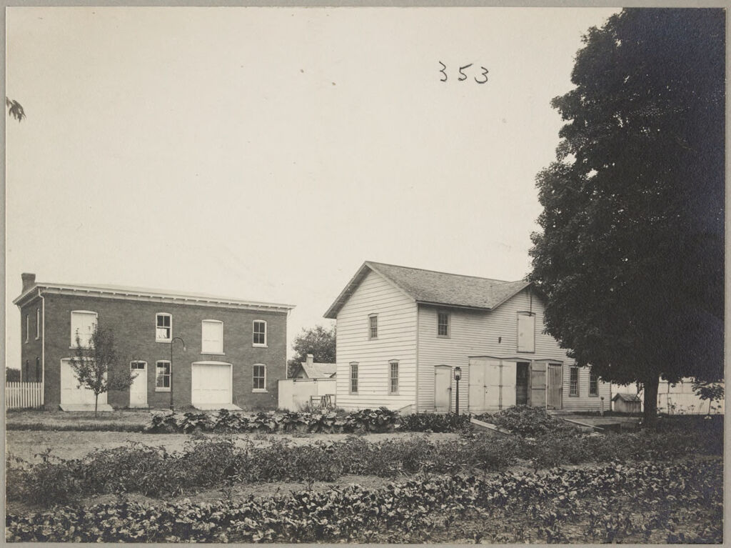 Charity, Public: United States. New York. Poughkeepsie. County Almshouse: Almshouses Of Poughkeepsie County, N.y.: New Brick Storehouse, Horse-Barn