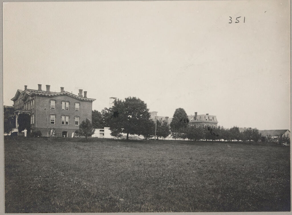 Charity, Public: United States. New York. Poughkeepsie. County Almshouse: Almshouses Of Poughkeepsie County, N.y.: East Side Of Buildings