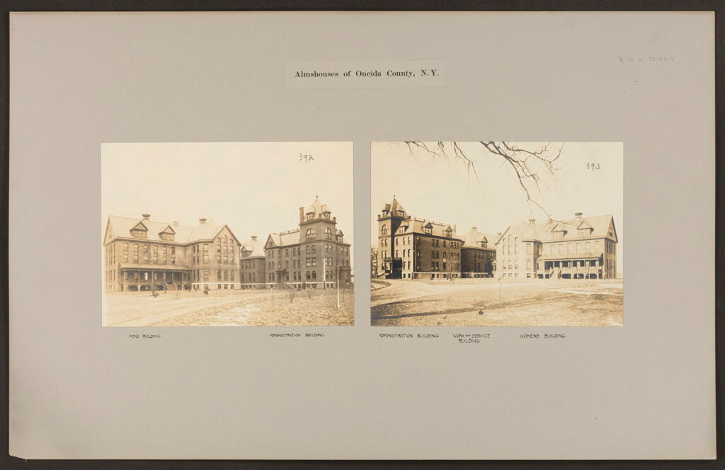 Charity, Public: United States. New York. Rome. Oneida County Almshouse: Almshouses Of Oneida County, N.y.