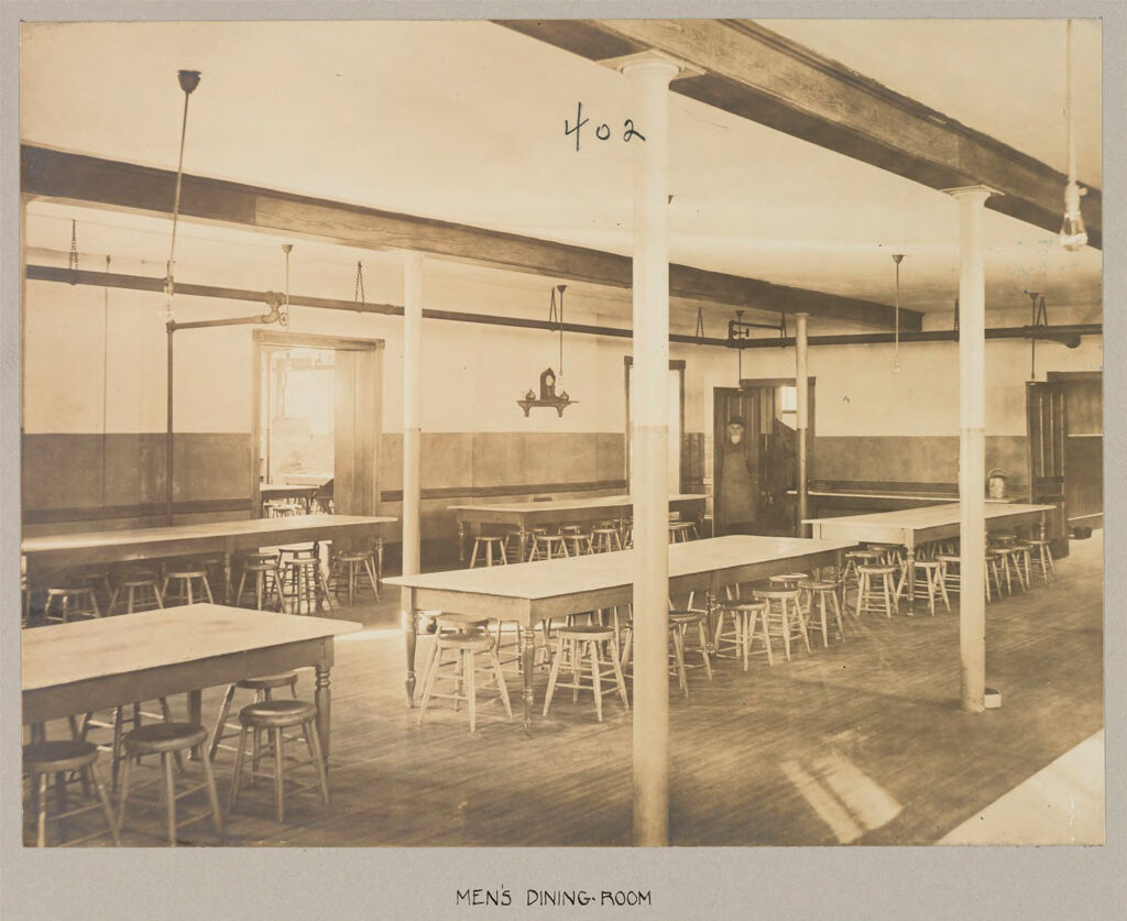Charity, Public: United States. New York. Rome. Oneida County Almshouse: Almshouses Of Oneida County, N.y.: Men's Dining-Room