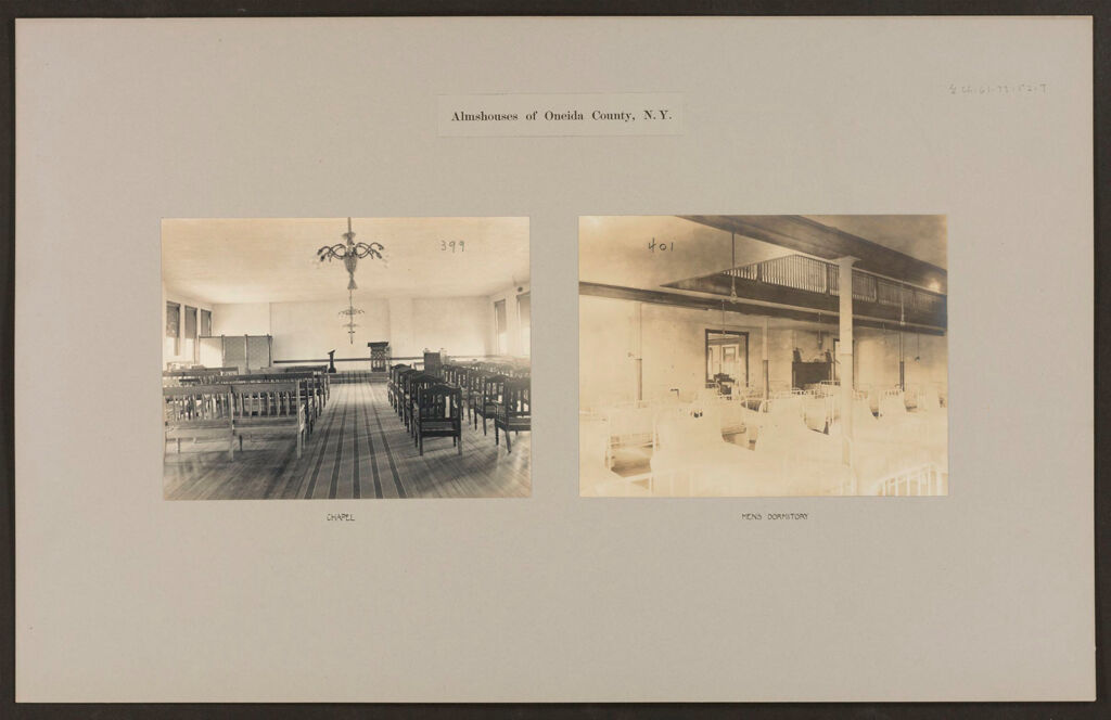 Charity, Public: United States. New York. Rome. Oneida County Almshouse: Almshouses Of Oneida County, N.y.
