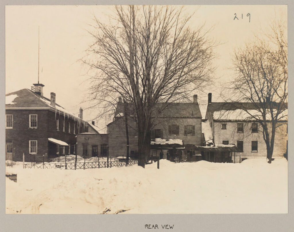 Charity, Public: United States. New York. Schenectady. Schenectady County Almshouse: Almshouses Of Schenectady County, N.y.: Main Buildings Of Old Almshouse: Rear View