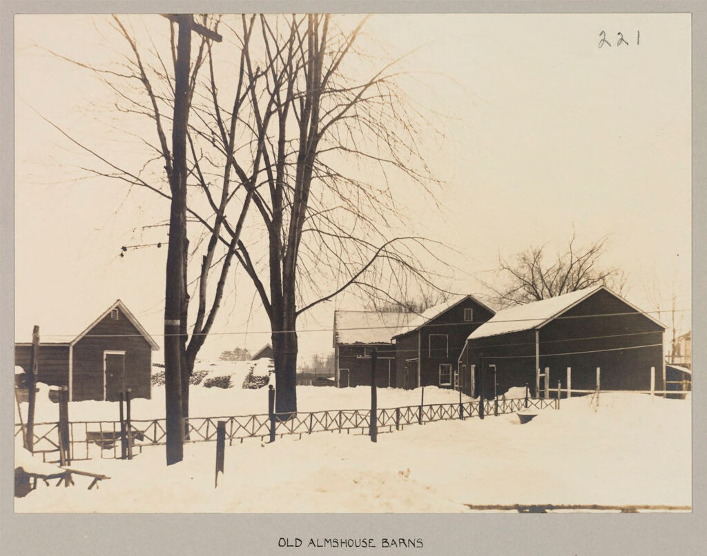 Charity, Public: United States. New York. Schenectady. Schenectady County Almshouse: Almshouses Of Schenectady County, N.y.: Old Almshouse Barns