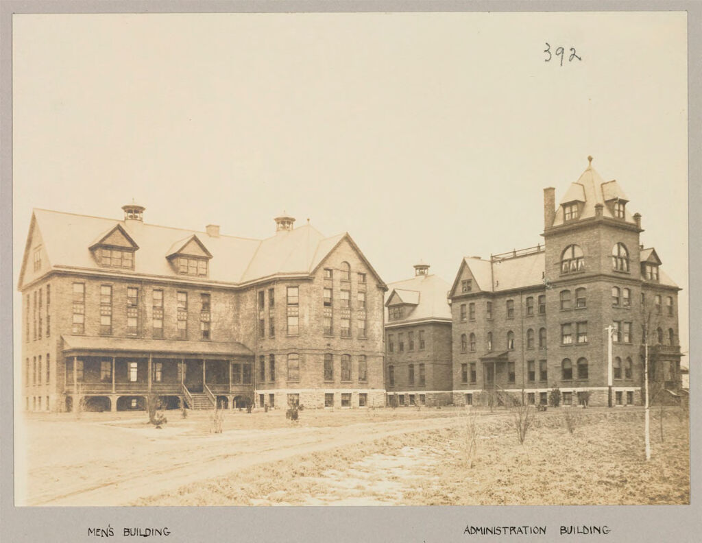 Charity, Public: United States. New York. Rome. Oneida County Almshouse: Almshouses Of Oneida County, N.y.: Men's Building, Administration Building