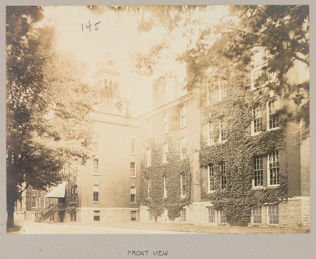 Charity, Public: United States. New York. Rochester. Munroe County Almshouse: Almshouses Of Munroe County, N.y.: Front View