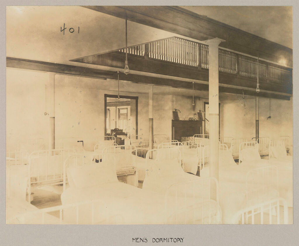 Charity, Public: United States. New York. Rome. Oneida County Almshouse: Almshouses Of Oneida County, N.y.: Men's Dormitory