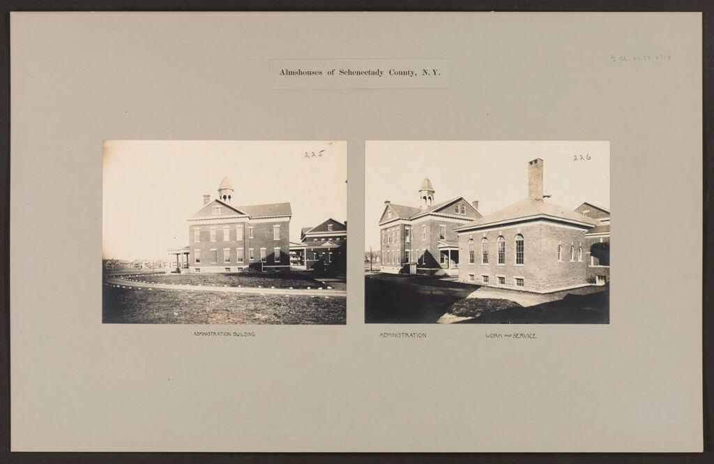 Charity, Public: United States. New York. Schenectady. Schenectady County Almshouse: Almshouses Of Schenectady County, N.y.