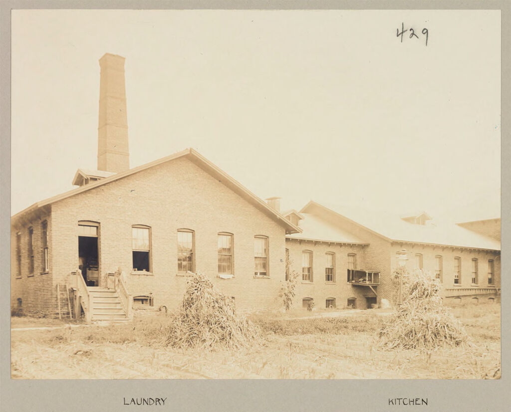 Charity, Public: United States. New York. Troy. Rennselaer County Almshouse: Almshouses Of Rennselaer County, N.y.: Laundry; Kitchen