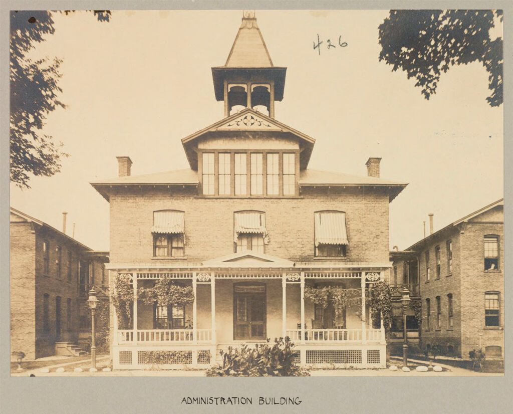 Charity, Public: United States. New York. Troy. Rensselaer County Almshouse: Almshouses Of Rensselaer County, N.y.: Administration Building