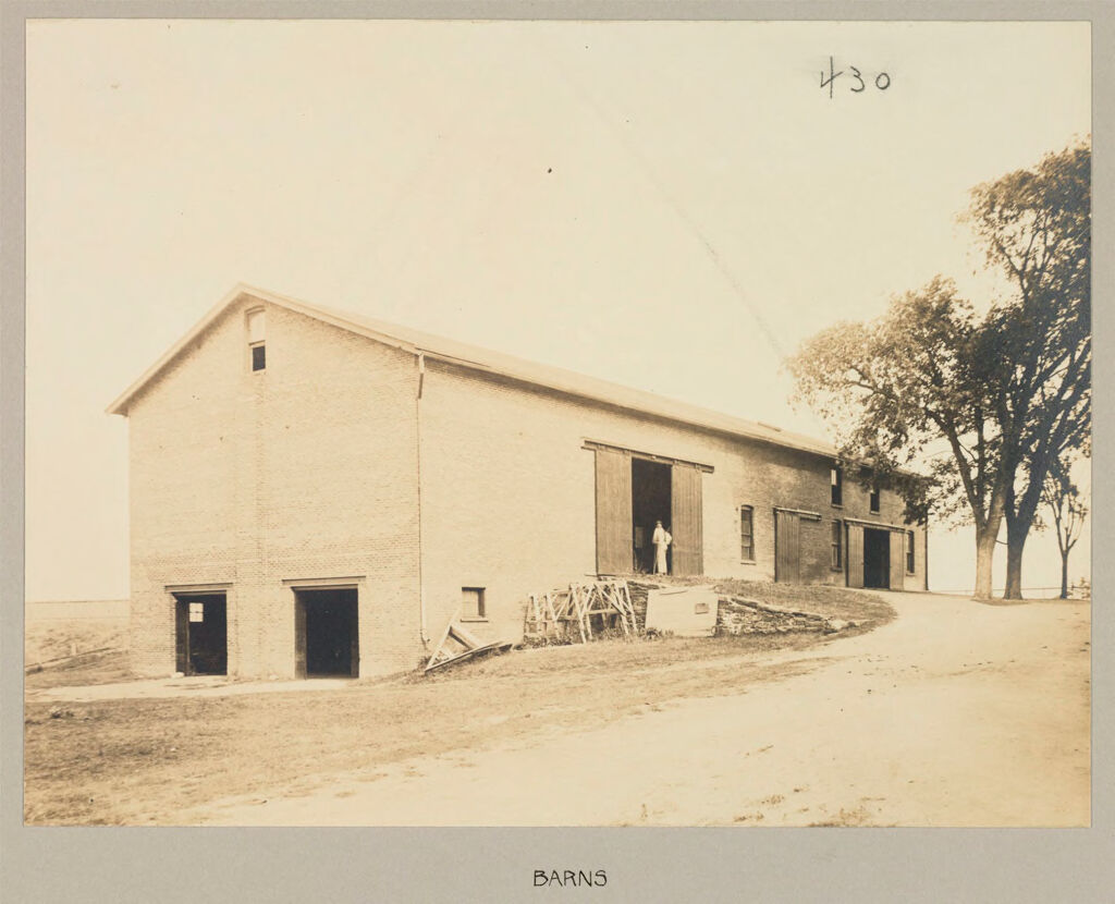 Charity, Public: United States. New York. Troy. Rennselaer County Almshouse: Almshouses Of Rennselaer County, N.y.: Barns