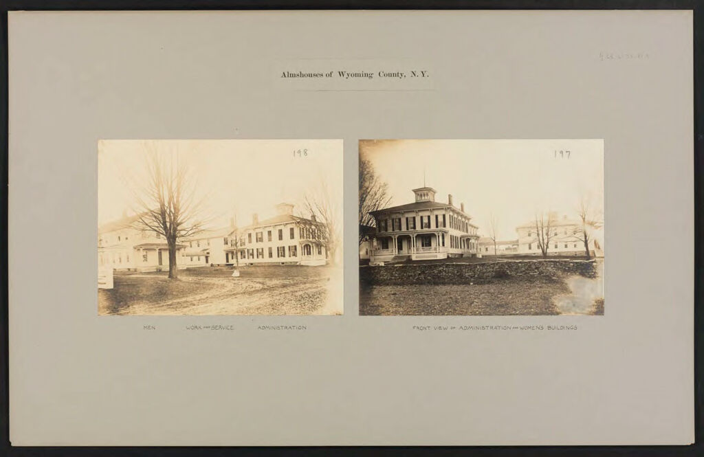 Charity, Public: United States. New York. Varysburg. Wyoming County Almshouse: Almshouses Of Wyoming County, N.y.