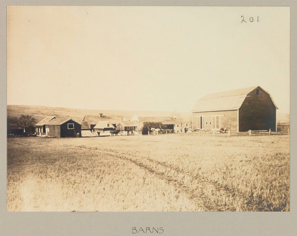 Charity, Public: United States. New York. Varysburg. Wyoming County Almshouse: Almshouses Of Wyoming County, N.y.: Barns