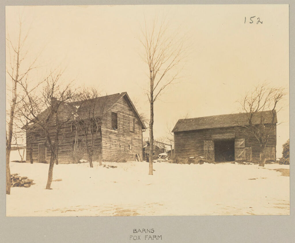 Charity, Public: United States. New York. Sprakers. Montgomery County Almshouse: Almshouses Of Montgomery County, N.y.: Barns: Fox Farm