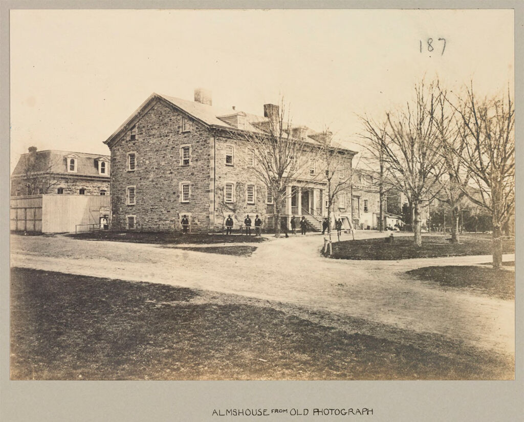 Charity, Public: United States. New York. East View. Westchester County Almshouse: Almshouses Of Westchester County, N.y.: Almshouse From Old Photograph