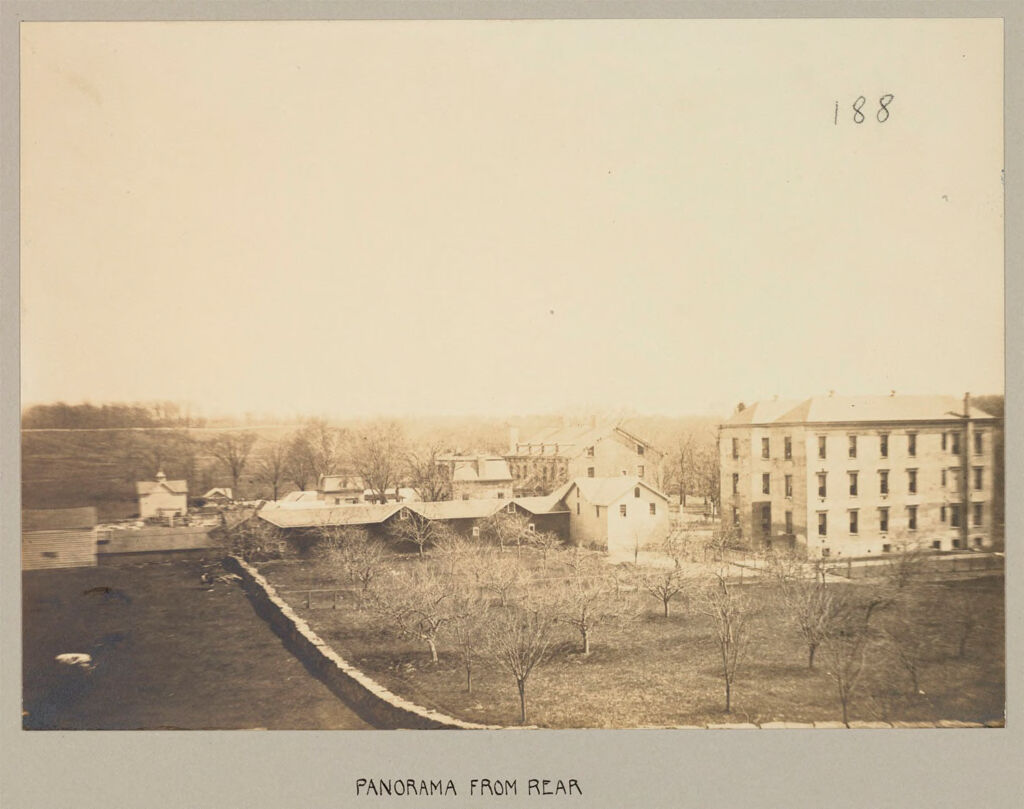 Charity, Public: United States. New York. East View. Westchester County Almshouse: Almshouses Of Westchester County, N.y.: Panorama From Rear