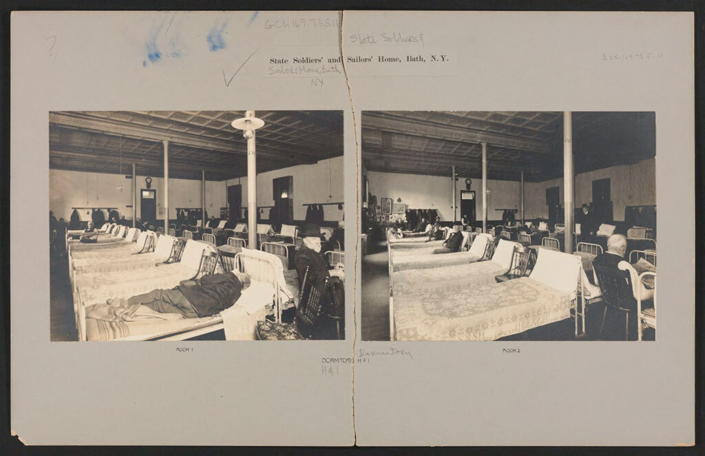 Charity, Soldiers And Sailors: United States. New York. Bath. State Soldiers' And Sailors' Home: State Soldiers' And Sailors' Home, Bath, N.y.: Dormitory H & I