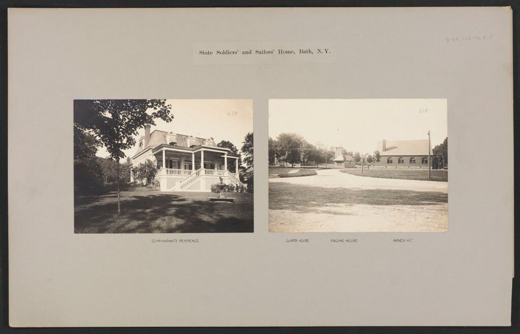 Charity, Soldiers And Sailors: United States. New York. Bath. State Soldiers' And Sailors' Home: State Soldiers' And Sailors' Home, Bath, N.y.