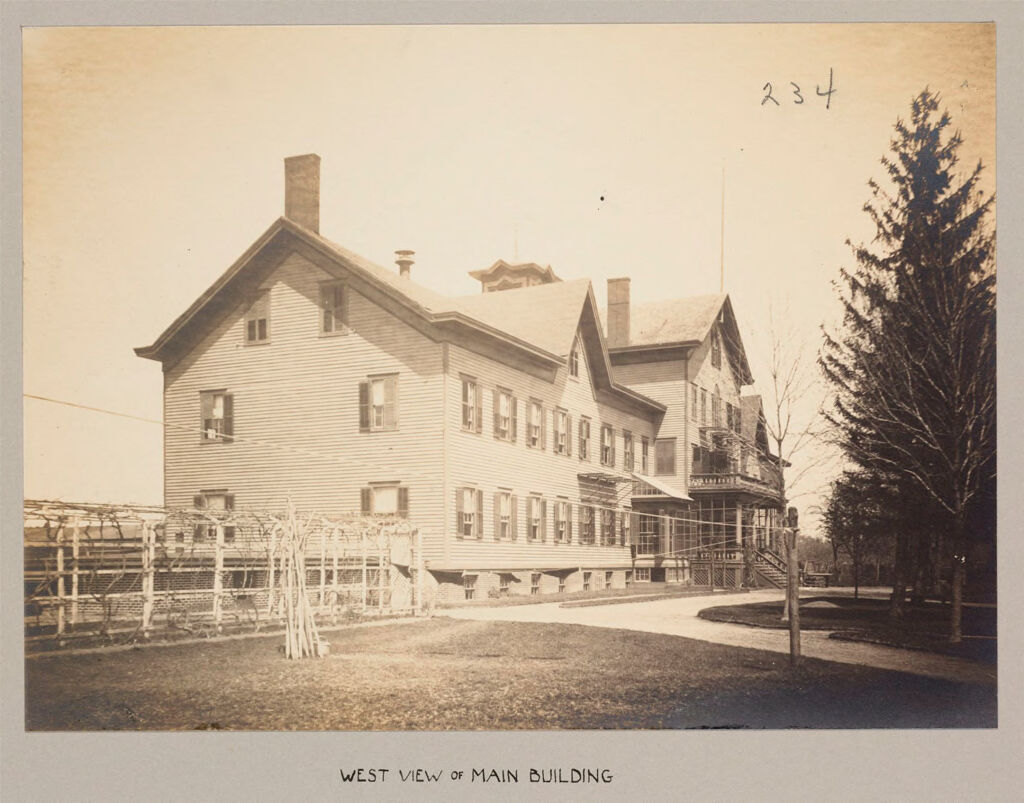 Charity, Public: United States. New York. Yaphank. Suffolk County Almshouse: Almshouses Of Suffolk County, N.y.: West View Of Main Building