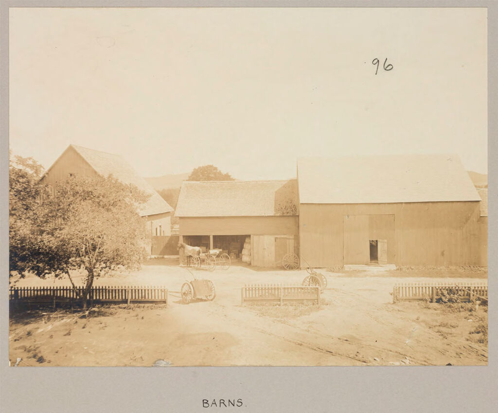 Charity, Public: United States. New York. Whallonsburg. Essex County Almshouse: Almshouses Of Essex County, N.y.: Barns