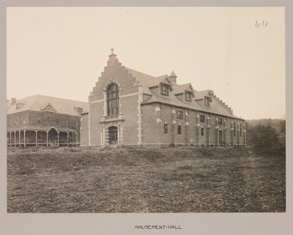 Charity, Soldiers And Sailors: United States. New York. Bath. State Soldiers' And Sailors' Home: State Soldiers' And Sailors' Home, Bath, N.y.: Amusement-Hall