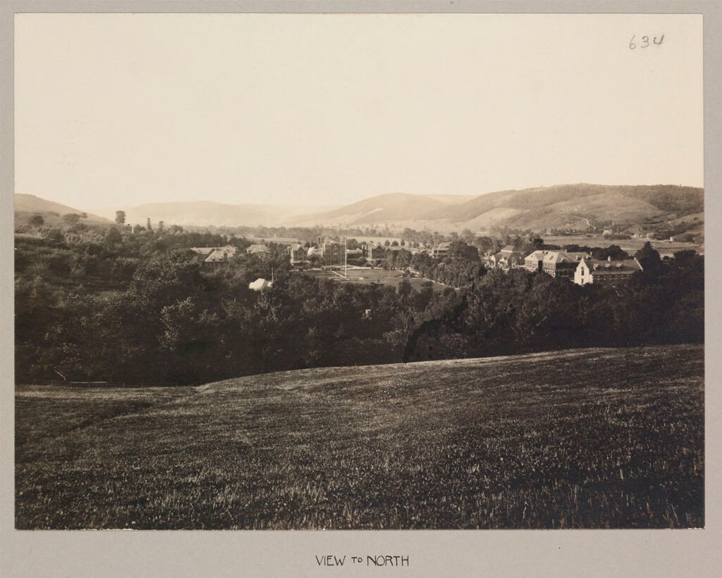 Charity, Soldiers And Sailors: United States. New York. Bath. State Soldiers' And Sailors' Home: State Soldiers' And Sailors' Home, Bath, N.y.: View To North