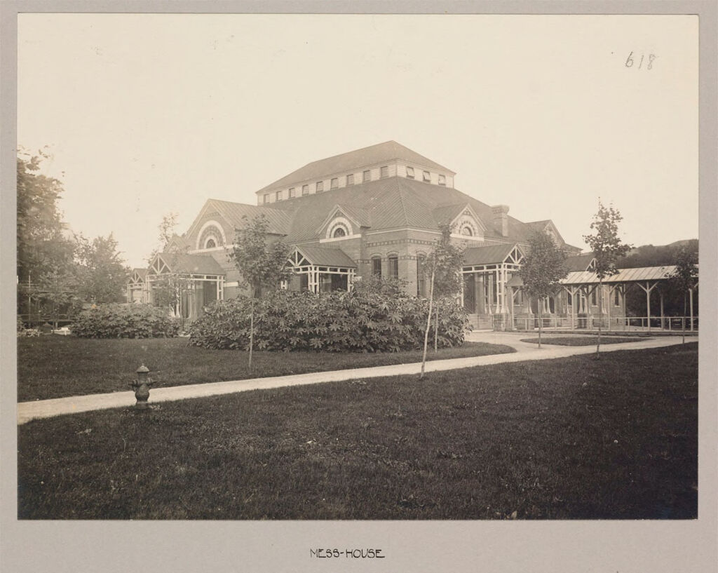 Charity, Soldiers And Sailors: United States. New York. Bath. State Soldiers' And Sailors' Home: State Soldiers' And Sailors' Home, Bath, N.y.: Mess-House