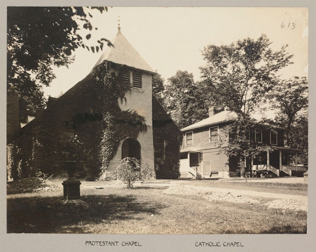 Charity, Soldiers And Sailors: United States. New York. Bath. State Soldiers' And Sailors' Home: State Soldiers' And Sailors' Home, Bath, N.y.: Protestant Chapel; Catholic Chapel